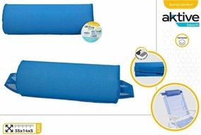 Pernă Aktive 35 x 14 x 5 cm Albastru