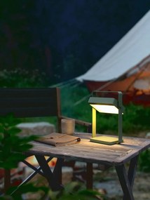 Lampa solara LED portabila IP44 Saulio verde maslina