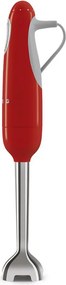 Blender manual Smeg HBF11RDEU, 700 W, 14850 rpm, Functie Turbo, Maner antiderapant, Rosu