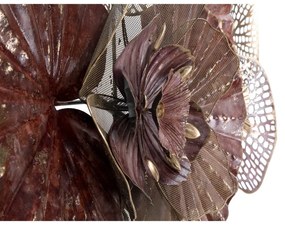 Decorațiune suspendată metalică Mauro Ferretti Flowery, 118 x 58 cm