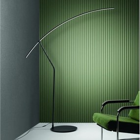 Ondaluce - Lampă de podea LED reglabilă FOLAGA LED/30W/230V, 190 cm, neagră