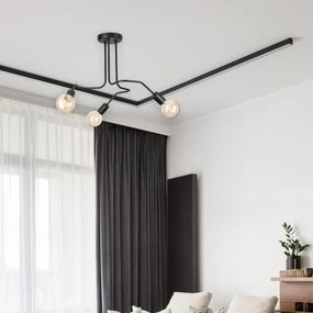 Lustră aplicată MATYLDA 3xE27/60W/230V negru