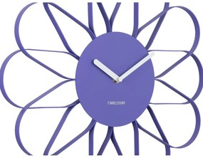 Karlsson 5975PU ceas de perete design violet, diametru 40 cm