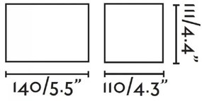 FARO 70687 - Aplică LED exterior SUNSET 2xLED/3W/230V IP54