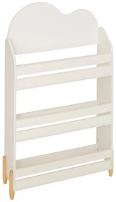 Bibliotecă pentru copii FJELLA, 61,5 x 18,5 x 100 cm, nor.