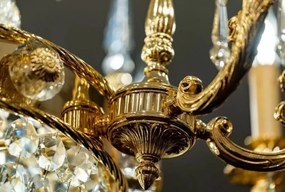 Candelabru LUX realizat manual cu cristale Scholer Empire