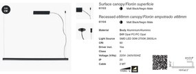 Lustra LED suspendata design modern minimaliat VICO II 115cm