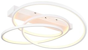 Plafonieră albă LED cu intensitate reglabilă 49x64 cm Darvin – Trio