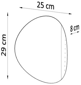 Aplică SENSES 2xG9/40W/230V neagră Sollux SL.0935