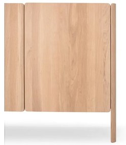 Comodă în culoare naturală din lemn de stejar 220x85x42 cm Dvor – Gazzda