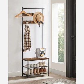 Cuier de podea NAVOR maro/negru