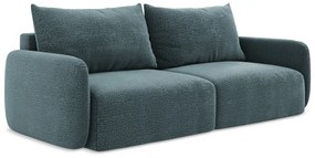 Canapea turcoaz extensibilă/cu spațiu de depozitare 238 cm Kalena – Makamii