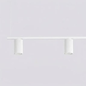 Sollux SL.2711 - Lustru suspendat pe cablu KARBON 4xGU10/10W/230V alb
