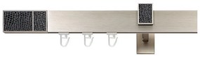 Galerie SIMPLA Square Line - Boss negru cu capacel pe suport (Alege marime: 280 cm)
