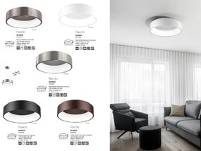 Lustra moderna aplicata LED 3000K 60cm RANDO alb NVL-6167207