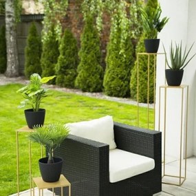 Suport pentru flori 130x24 cm, culoare aurie