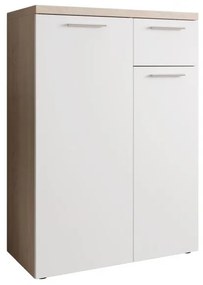 Comodă Bovero 866 (stejar sonoma + alb). 1048456