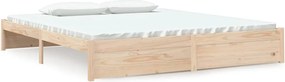 vidaXL Cadru de pat Super King, 180x200 cm, lemn masiv
