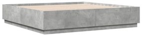 3209684 vidaXL Cadru de pat, gri beton, 180x200 cm, lemn prelucrat