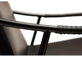 Fotoliu din piele artificială DAN-FORM Denmark Boto, negru