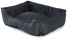 Culcuș câine Diamond black 70 x 60 x 25 cm DR-237