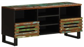 377528 vidaXL Dulap TV, 100x34x46 cm, lemn masiv de acacia