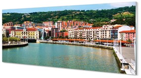 Tablouri acrilice râu de munte Spania Oraș