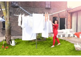 Uscător de rufe argintiu pentru grădină 40 m Topspinner – Brabantia