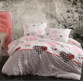Set lenjerie de pat din bumbac satinat 2 persoane