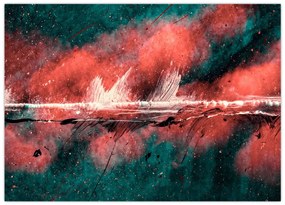 Tablou - Explozie în petrol (70x50 cm)