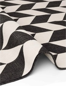 Covor pentru exterior și interior negru/crem 120x170 cm Haringey Terrick – Ted Baker