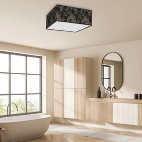 Plafonieră SATINO 3xE27/60W/230V neagră/aurie