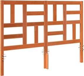 vidaXL Întăritură de pat cu headboard Maroniu cerat 145,5 x 4 x 104 cm