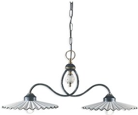 Lustra cu 2 brate design clasic realizat manual L'AQUILA