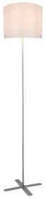 Lampadar, lampa de podea design modern Izander alb, argintiu