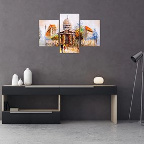 Tablou - Monument de oraș pictat (90x60 cm)