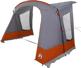 vidaXL Cort Caravana 5-Persoane Gri și Portocalie 410 x 275 x 245 cm