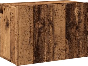 vidaXL Comodă TV de perete, lemn vechi, 60x30x41 cm