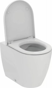 Set vas WC pe pardoseala Ideal Standard Ellisse rimless cu capac softclose alb