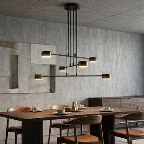 Lustră pe cablu MODUS 6xGX53/12W/230V negru