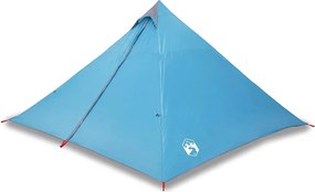 vidaXL Cort de familie Tipi pentru 7 persoane, albastru, impermeabil
