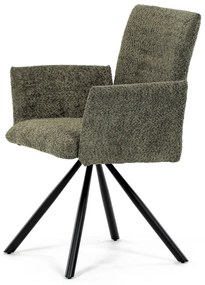 Set de scaune de sufragerie cu mecanism deîntoarcere DCH-W1117 GRN2, 2 buc.