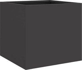 vidaXL Jardinieră, negru, 32x30x29 cm, oțel