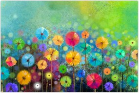 Tablou - Flori abstract (90x60 cm)