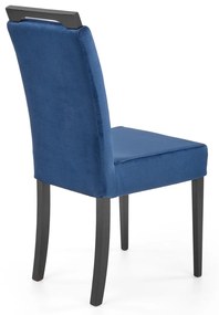 Scaun Clarion 2 velvet albastru/negru Monolith 77