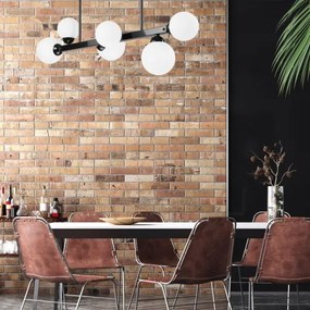 Lustră pe tijă ASTRO 6xG9/5W/230V neagră