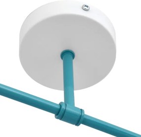 Lustră aplicată CAMBRIDGE 2xE27/15W/230V albastră