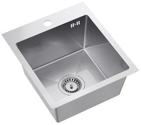 Chiuveta inox incastrata Quadron Luke 90 40x45 cm