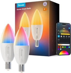Set de 2 becuri LED RGBWW dimabile E14/5W/230V 2700-6500K Wi-Fi - Govee