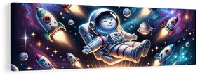 Tablou galaxie văzută prin ochii unui copil